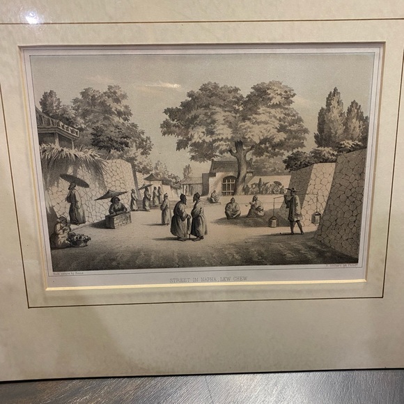 Antique Original lithography circa 1855